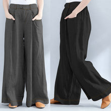 Load image into Gallery viewer, Women's Trousers 2019 ZANZEA Plus Size Wide Leg Pants Fashion Woman Elastic Waist Baggy Pantalon Palazzo Casual Pant Bottoms 5XL