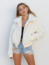 Load image into Gallery viewer, Hot Winter Womens Thick Warm Teddy Bear Pocket Fleece Jacket Coat Zip Up Outwear Overcoat