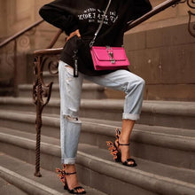 Load image into Gallery viewer, High Waist Ripped Jeans Women Destroyed Broken Torn Pants Class Leisure Bottom Denim Trousers Female Streetwear Boyfriend 2019