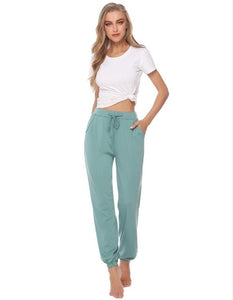 2019 New Women Home Pajama Pants Cotton Bottoms Large Size Casual Sleep Pant Stretch For Gym Sport