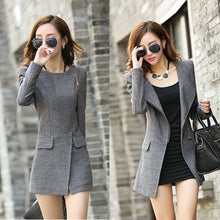 Load image into Gallery viewer, 2019 Elegant Turn Down Collar Winter Warm Woolen Women Coat Jackets Female Casual Clothing Fashion Women Slim Overcoat Plus  -8