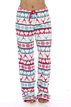 Load image into Gallery viewer, Women Men Unisex Christmas Lounge Pajama Pants Soft Animal Printed Loose Sleep Bottoms Trousers Xmas Deer Print