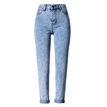 Load image into Gallery viewer, Basics Classic Straight Jeans Women Boyfriend High Waist Vintage Denim Trousers Loose Harem Cowboy Casual Ladies Bottom Street