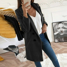 Load image into Gallery viewer, Hirigin Sexy Women's Slim Casual Cardigan Jacket Tops Outwear Button Jacket Career Formal Long Coat Slim Fit For Female