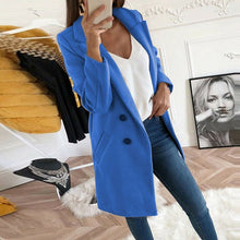 Load image into Gallery viewer, Hirigin Sexy Women's Slim Casual Cardigan Jacket Tops Outwear Button Jacket Career Formal Long Coat Slim Fit For Female