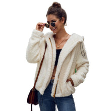 Load image into Gallery viewer, Women New Fleece Coat Hooded Jacket Sherpa Zipper Up Pockets Warm Winter Outwear