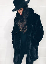 Load image into Gallery viewer, New arrival Winter Coat For Women Faux Fur Fluffy Long Coats Jacket Coat Warm Open Front Outwear Winter Blends Women Clotings