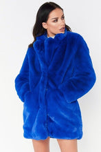 Load image into Gallery viewer, New arrival Winter Coat For Women Faux Fur Fluffy Long Coats Jacket Coat Warm Open Front Outwear Winter Blends Women Clotings