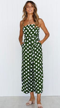 Load image into Gallery viewer, Women's Dot Clubwear Summer Bodycon Party Jumpsuit Romper Women Halter Dots Print Sleeveless Jumpsuits Cloting