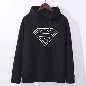 Movie Superhero Style Cloting Women Hoodie Female Superman Hoodies Long Sleeve Casual Sweatshirt Loose Cotton Pullovers