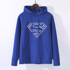 Movie Superhero Style Cloting Women Hoodie Female Superman Hoodies Long Sleeve Casual Sweatshirt Loose Cotton Pullovers