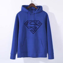 Load image into Gallery viewer, Movie Superhero Style Cloting Women Hoodie Female Superman Hoodies Long Sleeve Casual Sweatshirt Loose Cotton Pullovers