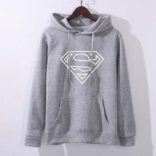 Load image into Gallery viewer, Movie Superhero Style Cloting Women Hoodie Female Superman Hoodies Long Sleeve Casual Sweatshirt Loose Cotton Pullovers