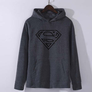 Movie Superhero Style Cloting Women Hoodie Female Superman Hoodies Long Sleeve Casual Sweatshirt Loose Cotton Pullovers