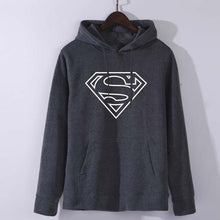 Load image into Gallery viewer, Movie Superhero Style Cloting Women Hoodie Female Superman Hoodies Long Sleeve Casual Sweatshirt Loose Cotton Pullovers