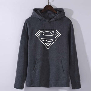 Movie Superhero Style Cloting Women Hoodie Female Superman Hoodies Long Sleeve Casual Sweatshirt Loose Cotton Pullovers