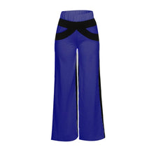 Load image into Gallery viewer, Hxroolrp Women Patchwork Pants Bell Bottoms Flare Trousers High Waist Wide Leg sports pants ladies Elastic Waist Loose trousers