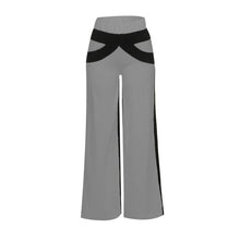 Load image into Gallery viewer, Hxroolrp Women Patchwork Pants Bell Bottoms Flare Trousers High Waist Wide Leg sports pants ladies Elastic Waist Loose trousers