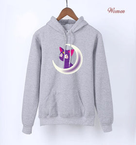 Kawaii Sailor Moon Anime Hoodie For Girls 2019 Hot Sale Spring Autumn Kawaii Sweatshirts Women's Harajuku Hoodies Brand Cloting